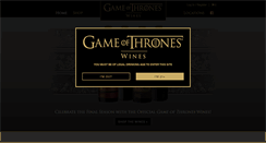 Desktop Screenshot of gameofthroneswines.com